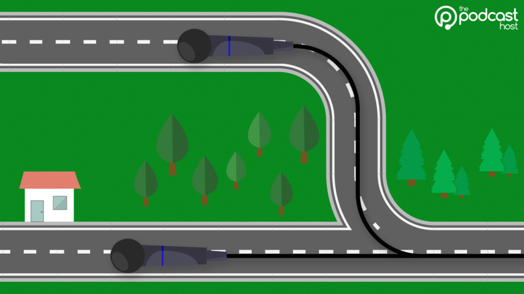 A mic splitter can send your audio to two different places at the same time.