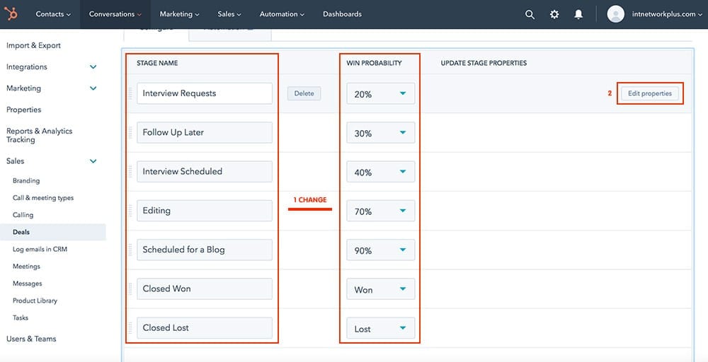Creating the process of managing podcast guests in the HubSpot system