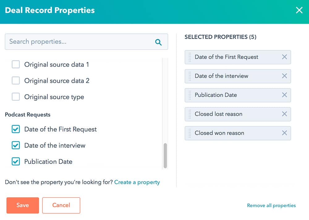 How to customize a Deal page