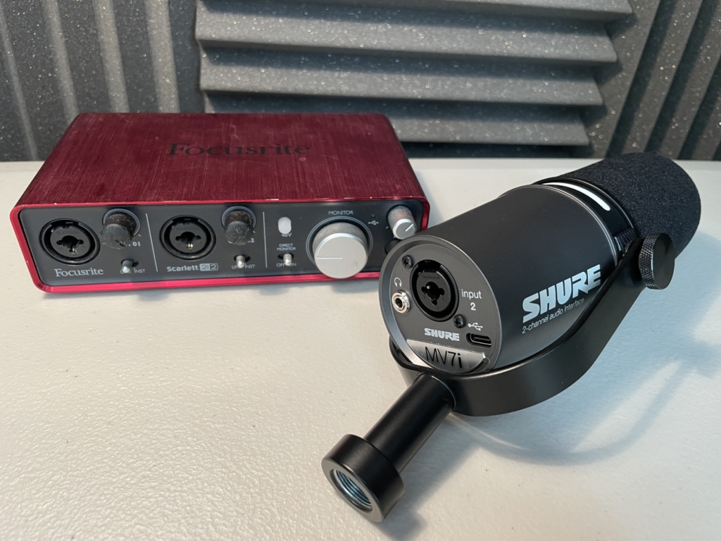 a traditional audio interface alongside this new innovation 