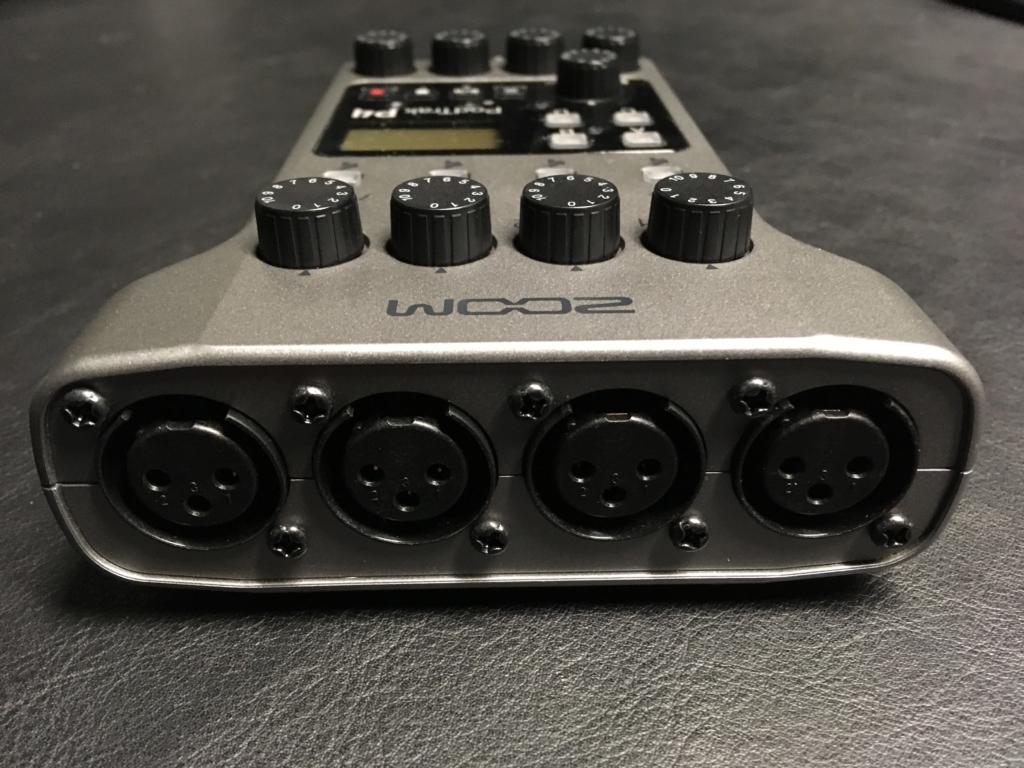 PodTrak P4 XLR inputs