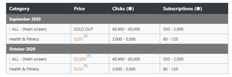 podcast addict ad prices 3