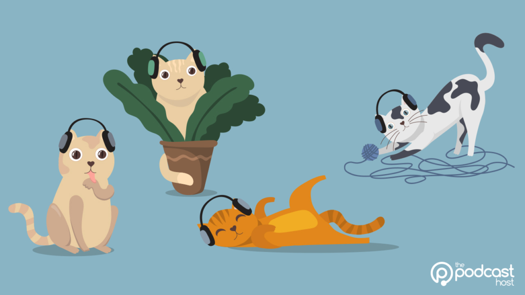 Podcast. Cats of Podcasting.