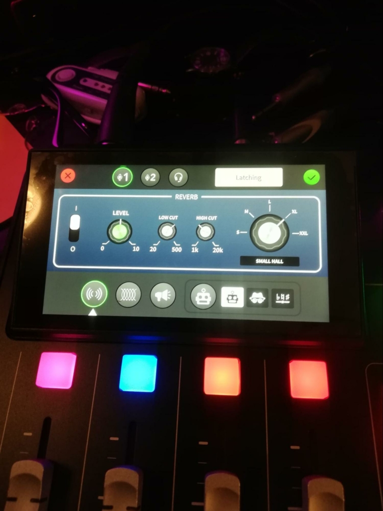 rodecaster duo settings