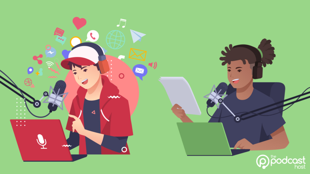 confident podcasters