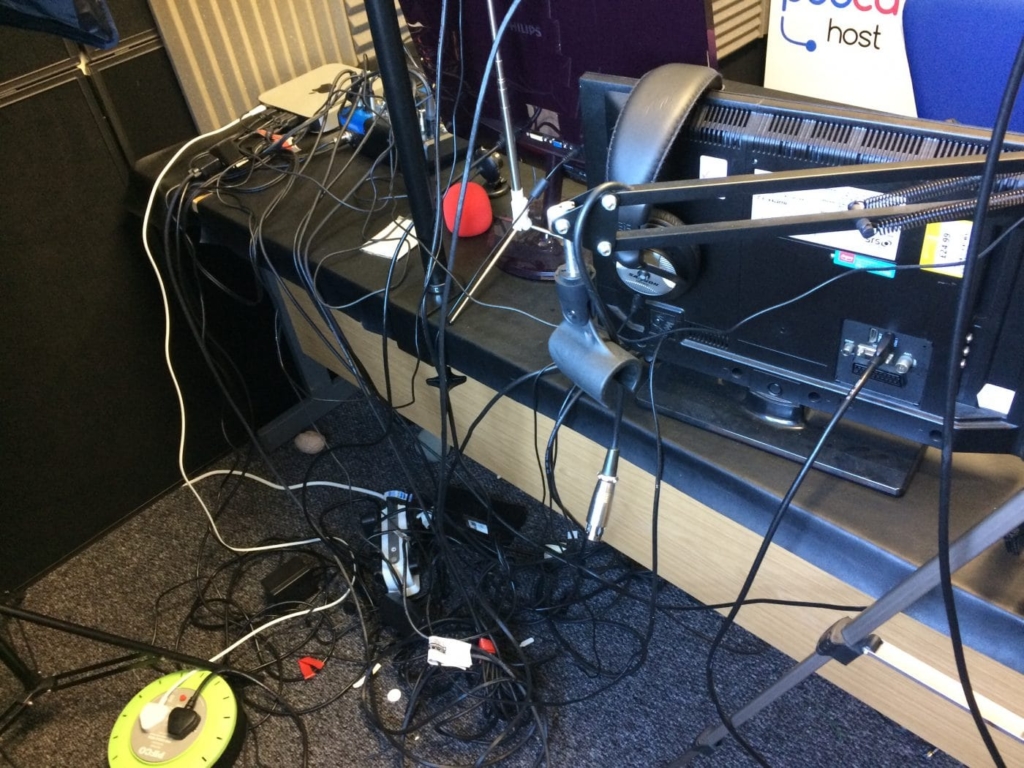 Studio Cables Before