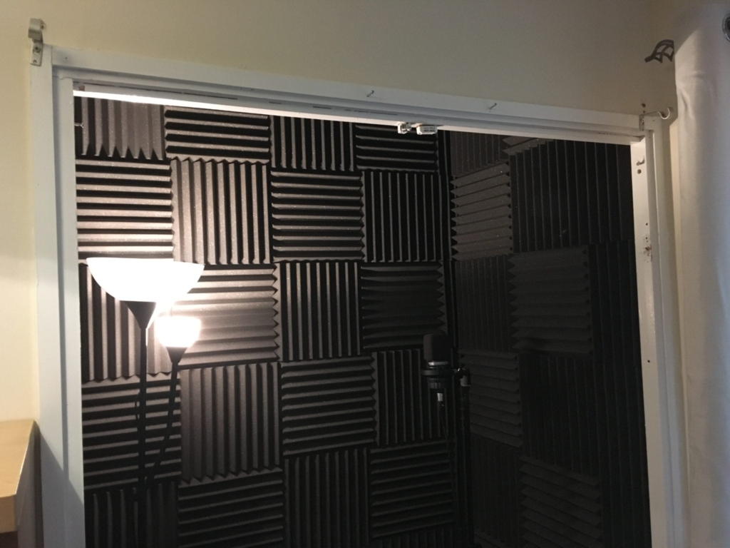vocal booth, acoustic treatment for home podcast studios