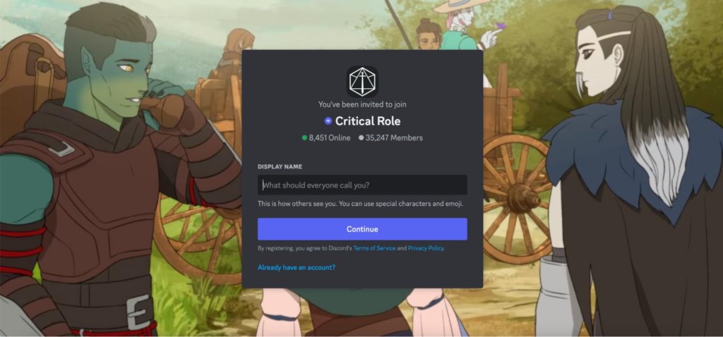 Critical Role on Discord