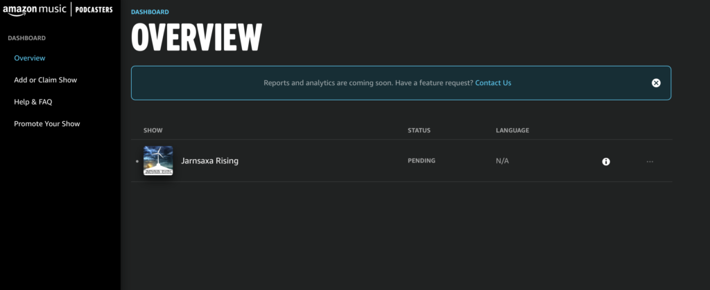 listing your podcast in Amazon's directories