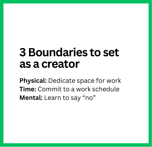 set healthier boundaries