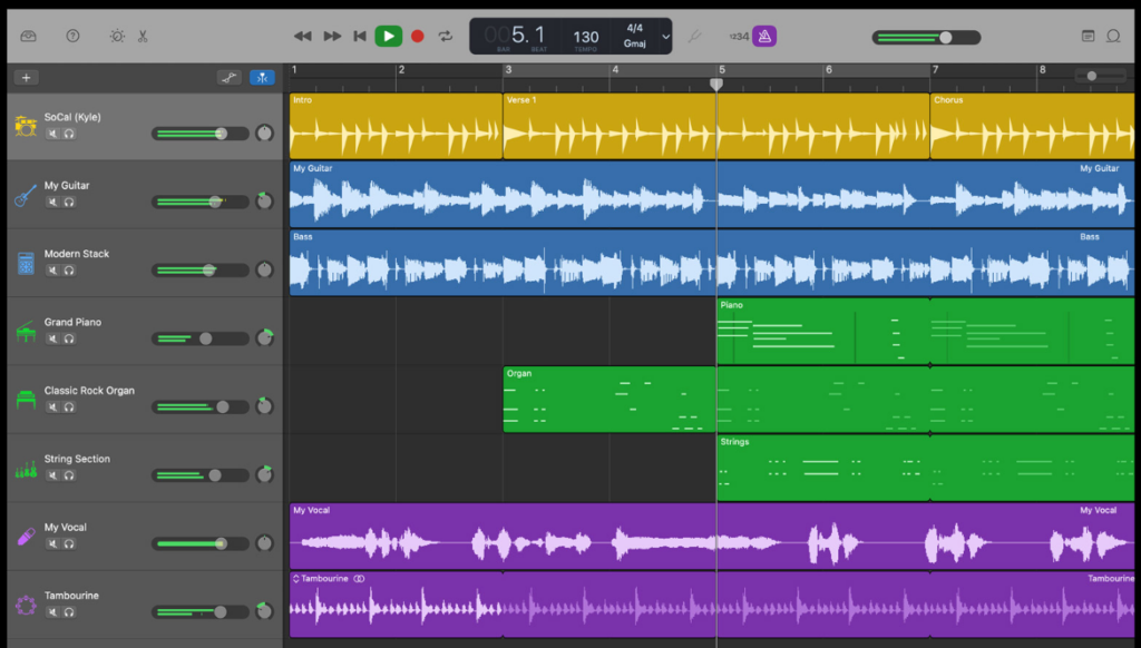 garageband as an audacity alternative