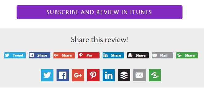 Sharing My Podcast Reviews