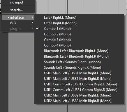 Inputs Available to the Rodecaster Pro II 