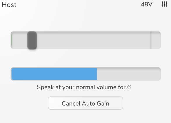 focusrite vocaster hub auto gain